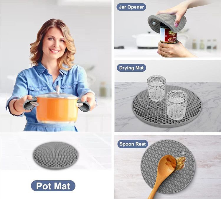 4 heat resistant trivet mat(001)